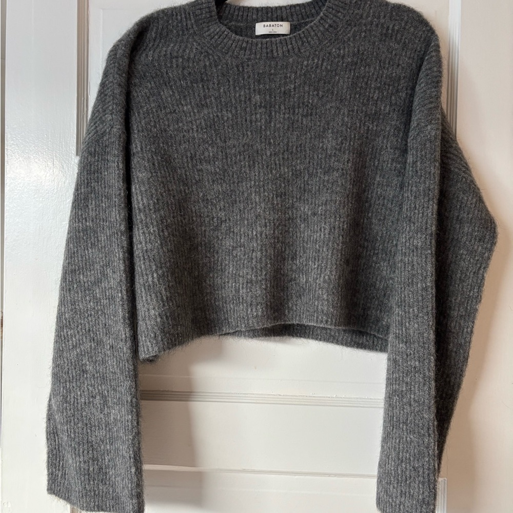 Babaton Charcoal Gray Women's Sweater
